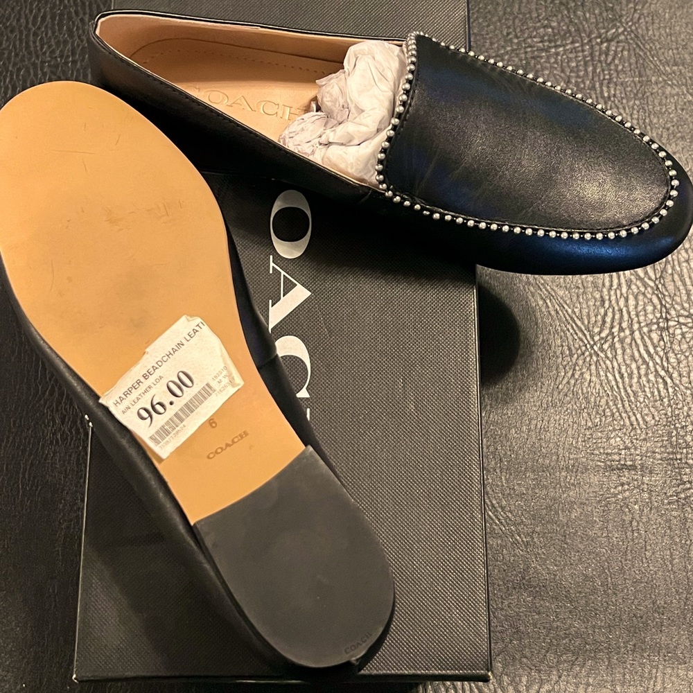 Coach - Harper Bead Loafers - Blk Leather - Style: G4279 233484